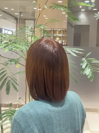 ミディアム カラー 大瀧 優奈のヘアスタイル