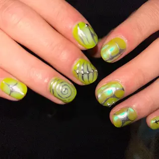 ネイル nailist 羽藍のネイルデザイン