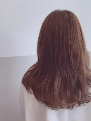 ミディアム カラー たかはし まいのヘアスタイル