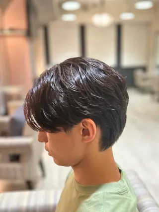 パーマ メンズ 梅田マンツーマン メンズ特化美容師のヘアスタイル