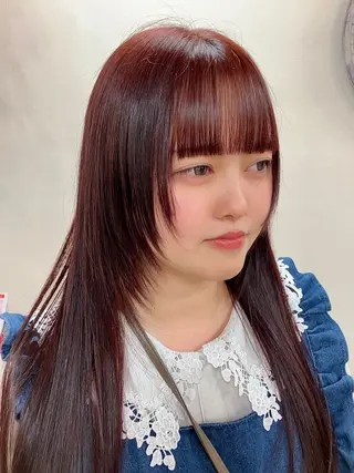 ロング igrek bis所属・似合わせ×透明感 カラー🤍MAOのヘアスタイル