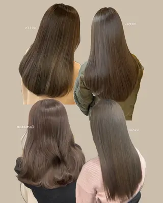 ロング カラー 🫧赤み消しカラー nanami🫧のヘアスタイル