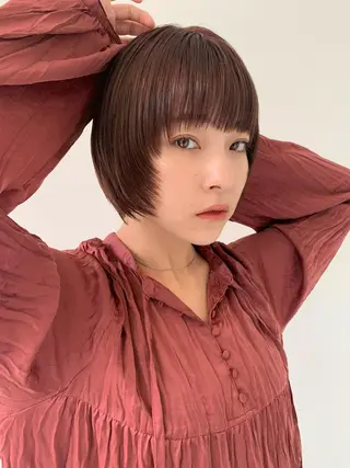 ショート log所属・ボブ/顔まわりカット 💫大澤奈緒美のヘアスタイル