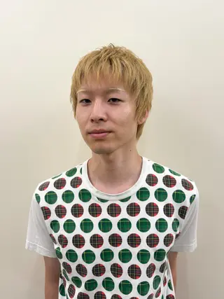 ショート カラー メンズ 【似合わせカット】 谷口海斗のヘアスタイル