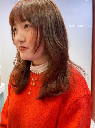 カラー 透明感🎀LOREN エリコ🌈のヘアスタイル