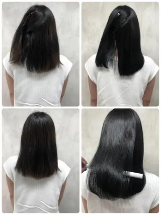 セミロング 満足度⭕️縮毛矯正師 谷口にお任せを👍のヘアスタイル