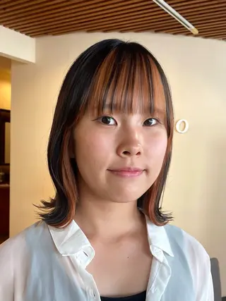 ミディアム 宮本 いぶきのヘアスタイル