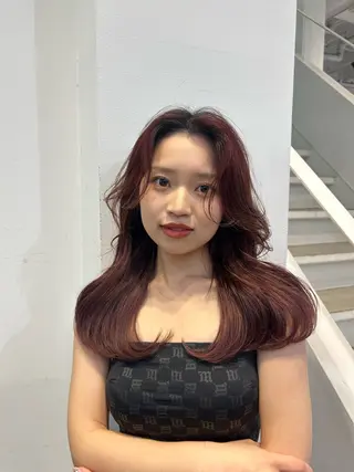 カラー ヘアアレンジ まとまるボブ/縮毛矯 生🌿あおい✨のヘアスタイル