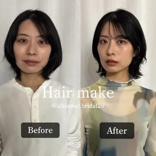 ヘアアレンジ 一瀬 友美の眉毛・アイブロウイメージ