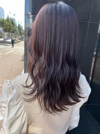 セミロング カラー 髪質改善美容室Lust所属・美容室Lust💚 嶋崎　鷹のヘアスタイル