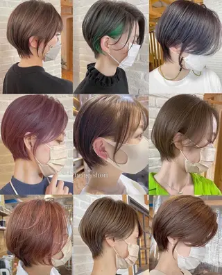 ショート カラー hair salon Ranun髪質改善のヘアスタイル