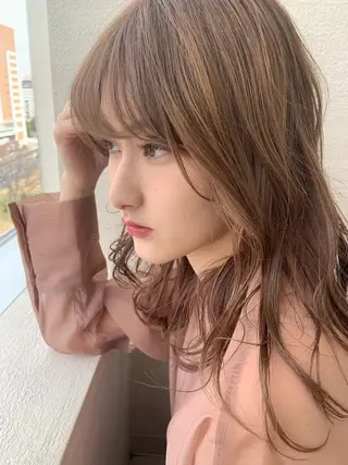 ミディアム 🤍透明感/韓国風 🤍サクラギヒトミのヘアスタイル