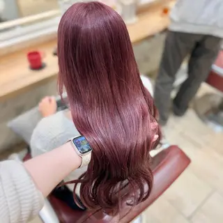 ロング カラー 韓国レイヤー 暖色カラー/さくらのヘアスタイル