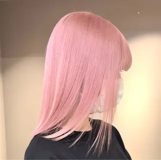 セミロング カラー ヘアアレンジ メンズ ハイトーン特化 ♡shoka♡のヘアスタイル