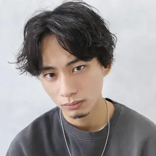パーマ メンズ ショート Mens salon ANDYのヘアスタイル