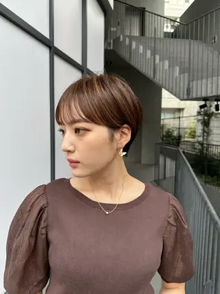 ショート パーマ ROBBY所属・土戸　空 /似合わせショートのヘアスタイル