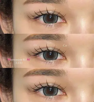 マツエク・マツパ NORA senaのマツエク・マツパデザイン