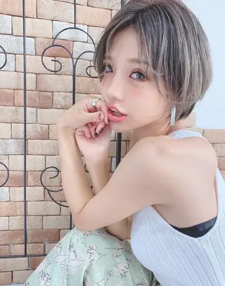 ショート カラー 梅田茶屋町 Yutaのヘアスタイル