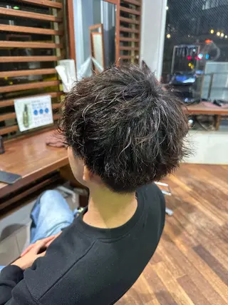 パーマ メンズ 髪質改善トリートメント&ケアカラー MRN.新宿西口所属・👑MRN👑 HIROMIのヘアスタイル