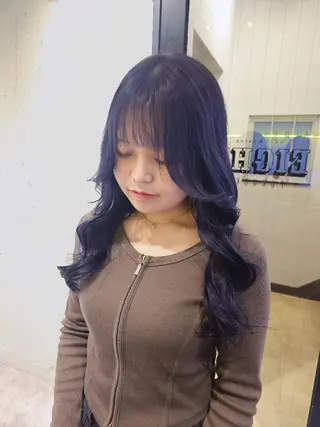 ロング Ayu🐾 ブリーチ無しカラーのヘアスタイル