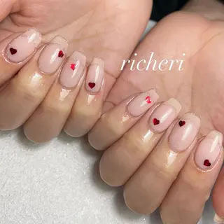 ミディアム ネイル richeri beautyのネイルデザイン
