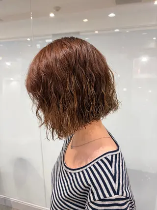 ショート パーマ ショート/ボブ/ レイヤー✂鷲田竜也のヘアスタイル