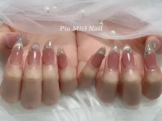 ネイル HANA 長さだしのネイルデザイン