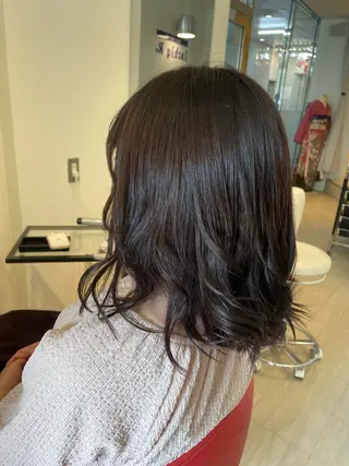 ミディアム lachiq R+ カイトのヘアスタイル
