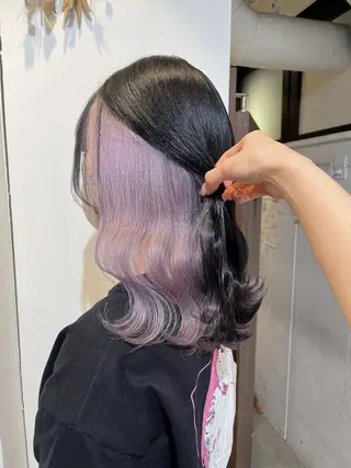 ミディアム カラー 楓夏️🫧/モデル様 募集中/ヘアアレンジのヘアスタイル