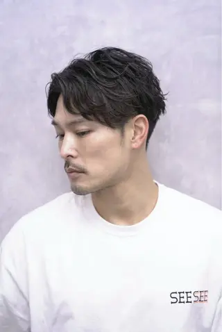 パーマ メンズ 河野 仁胡のヘアスタイル