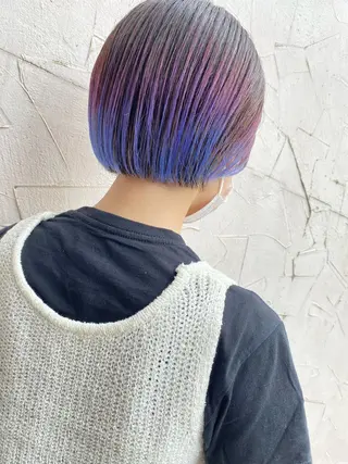ショート カラー ヘアアレンジ ✨前田 優・2拠点✨ ✨恵比寿・札幌店✨のヘアスタイル
