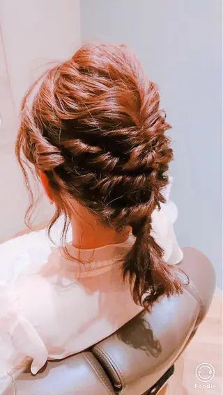 ヘアアレンジ 髪質改善 スペシャリストのヘアスタイル