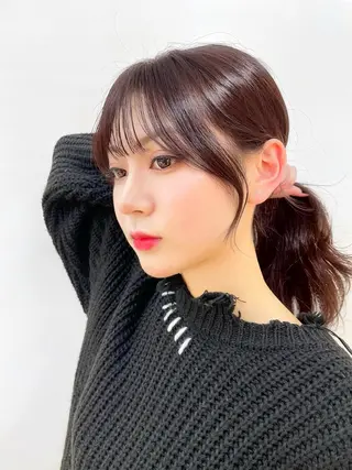 ロング カラー 🇰🇷韓国風くびれ ヘア🇰🇷中村優大のヘアスタイル