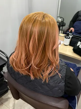 ミディアム カラー 似合わせカット得意 仁井亮のヘアスタイル