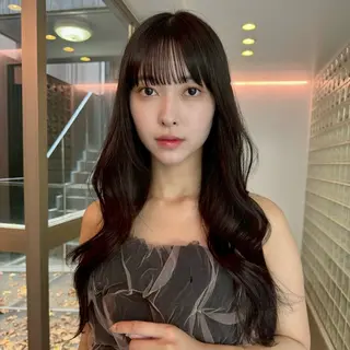 セミロング 銀座/艶カラー/ ボブ/本田 聖のヘアスタイル