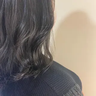 セミロング 新宿/韓国ヘア 中明度カラー/かやのヘアスタイル