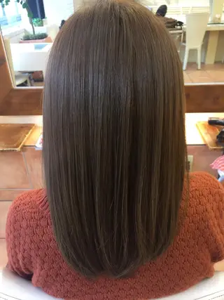 カラー レイヤーカット・ 縮毛矯正 星野のヘアスタイル