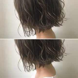 ミディアム カラー メンズカット特化柏駅 徒歩3分LOUのヘアスタイル