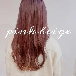 ロング カラー ヘアアレンジ なつき/艶ピンク/ girly hairのヘアスタイル