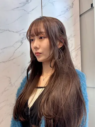 ロング カラー miu /透明感カラーのヘアスタイル