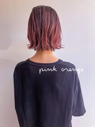 ショート カラー THE DAY所属・AKI HASHIMOTOのヘアスタイル