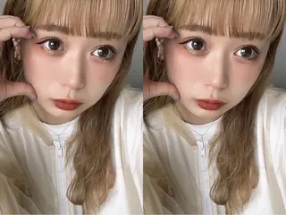 ミディアム カラー 山崎/ボブ縮毛矯正 レイヤー髪質改善のヘアスタイル