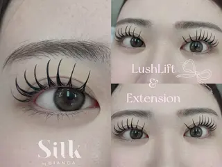 マツエク・マツパ Silk by Bianca 柳🐕のマツエク・マツパデザイン