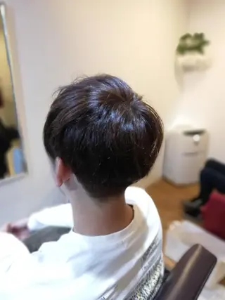 メンズ ショート カラー 北林 弘展のヘアスタイル