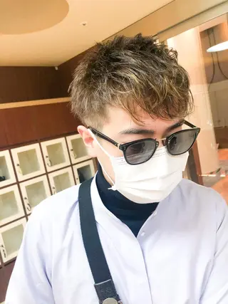 メンズ ショート/デザイン /綾華のヘアスタイル