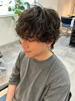 パーマ 韓国メンズヘア千葉駅 矯正パーマ/橋本のヘアスタイル