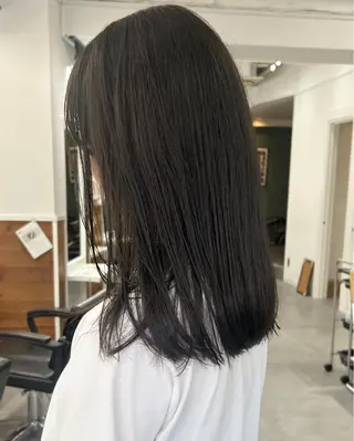 ロング カラー レイヤーボブ/ 艶カラー/サナ🌼のヘアスタイル