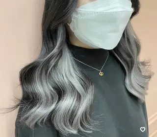 カラー 渋谷🎨ハイトーン× エクステ🎨レンのヘアスタイル