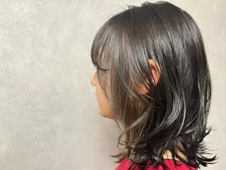 ミディアム カラー MIKOTO/マンツ ーマン/髪質改善🤎のヘアスタイル