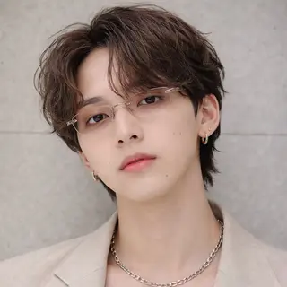 メンズ シャドウ/フェザー ニュアンスヘアメンズのヘアスタイル